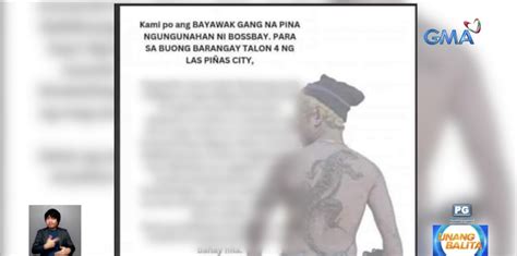 bayawak gang|'Bayawak Gang' causing fear among Las Piñas barangay residents.